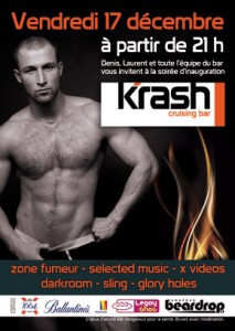 Inauguration du bar gay le Krash